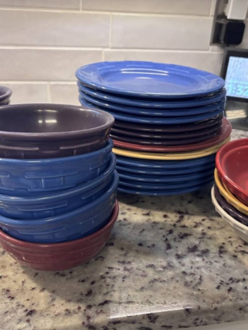 Longaberger Woven Traditions 6” cereal bowl Cornflower Blue Oven/Dishwasher Safe - Picture 3 of 4